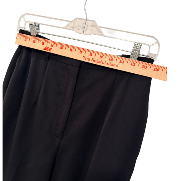 Alexander McQueen 100% Wool High Rise Trousers 6 Straight Leg Cropped Pants 42 - Picture 11 of 15